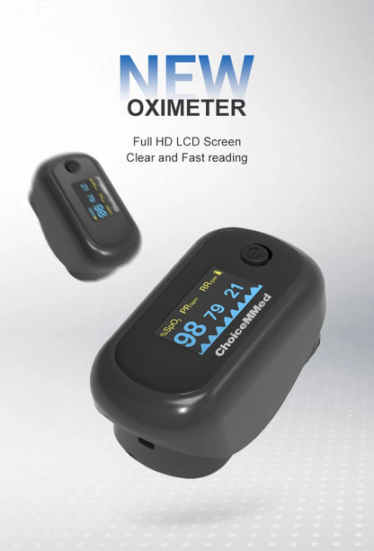 Portable Finger Pulse Oximeter – Accurate SpO2 & Pulse Rate Monitor