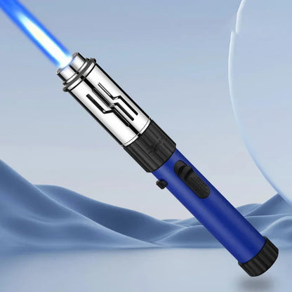 Powerful Blue Flame Jet Torch, Refillable Windproof Butane Lighter