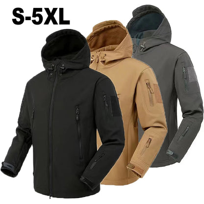 Survival Now™ Winter Soft Shell Tactical Waterproof Jacket & Pants Combo