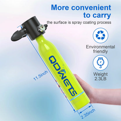 Survival Now™ Scuba Diving Tank, 0.5L Mini Tank