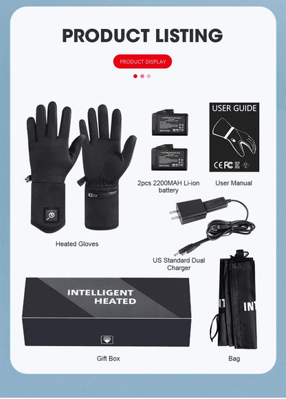 Survival Now™ Heated Glove Liners for Men and Women