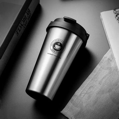 500mL Insulated Travel Coffee Cup – Keep Your Drinks Hot or Cold for Hours