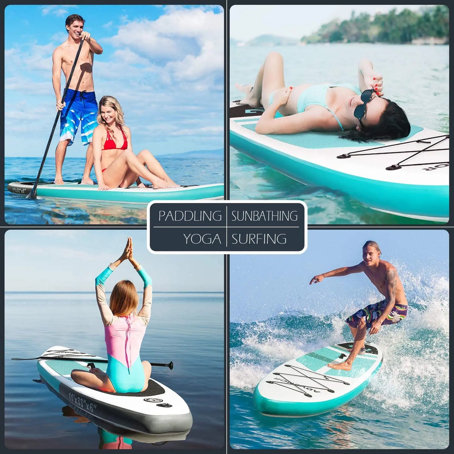 Survival Now™ Inflatable Paddle Surfboard
