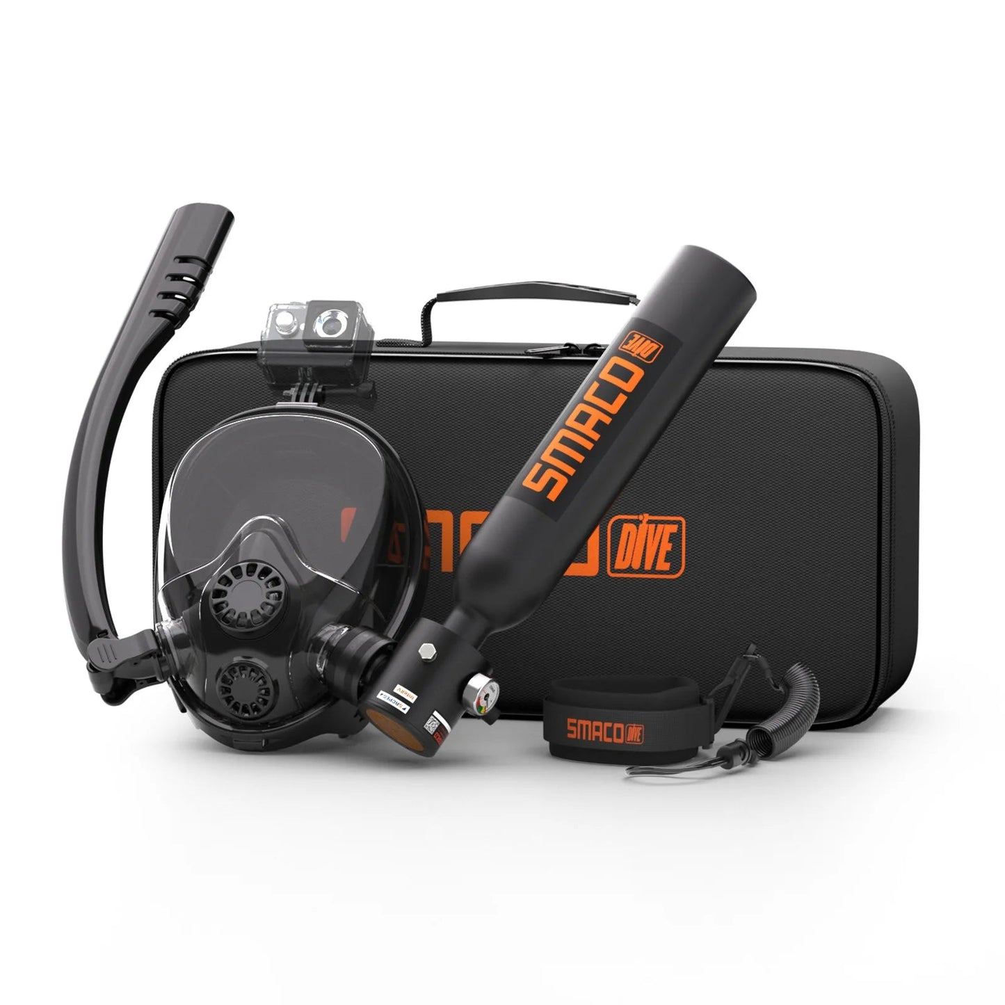 Mini Scuba Tank with Snorkel Mask