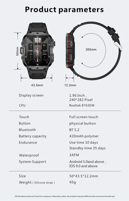 Survival Now™ Rugged GPS Smart Watch