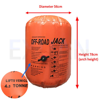 Survival Now™ 4.5-Ton Exhaust Air Jack