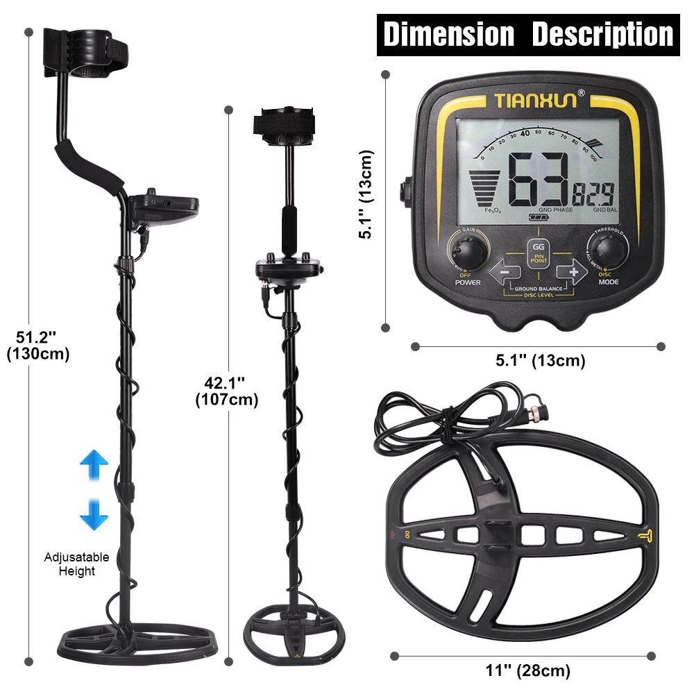 Survival Now™ TX-850 Professional Metal Detector