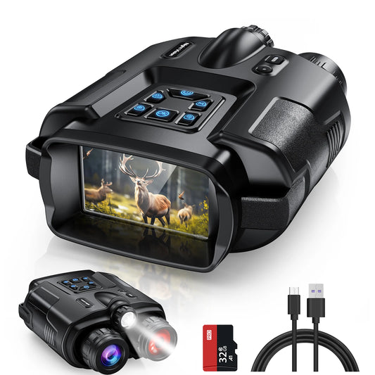 USB Rechargeable Digital Binoculars | 8X Zoom & 4K HD Display