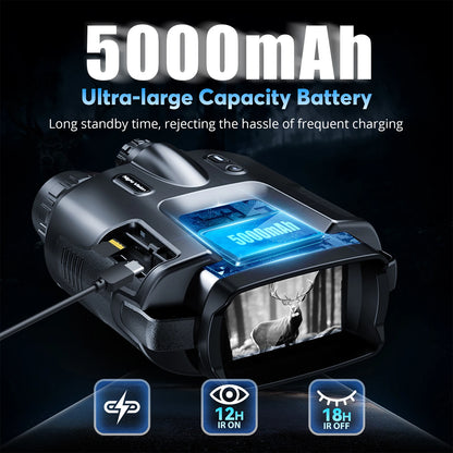 Survival Now™ USB Rechargeable Digital Binoculars