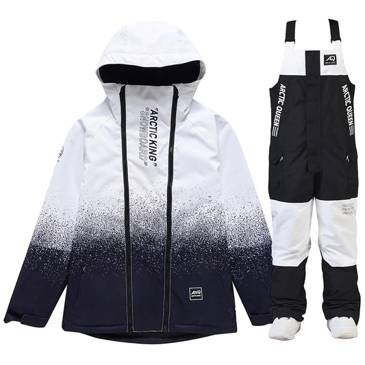 Waterproof Ski Overalls & Unisex Snowboard Jacket Jumpsuit