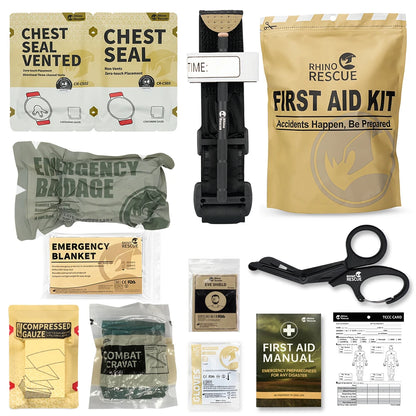 Survival Now™ RHINO RESCUE First Aid Trauma Kit