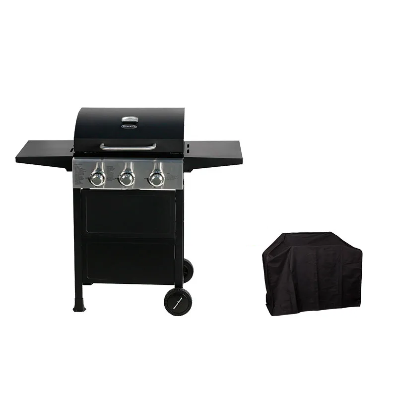 3-Burner American-Style Gas Barbecue Grill