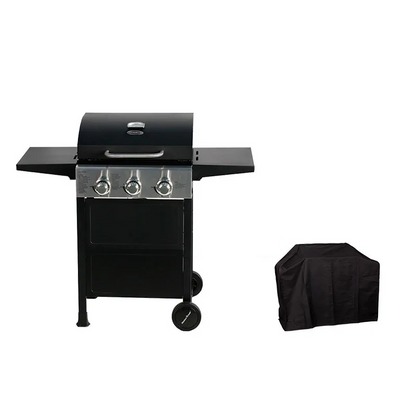 3-Burner American-Style Gas Barbecue Grill