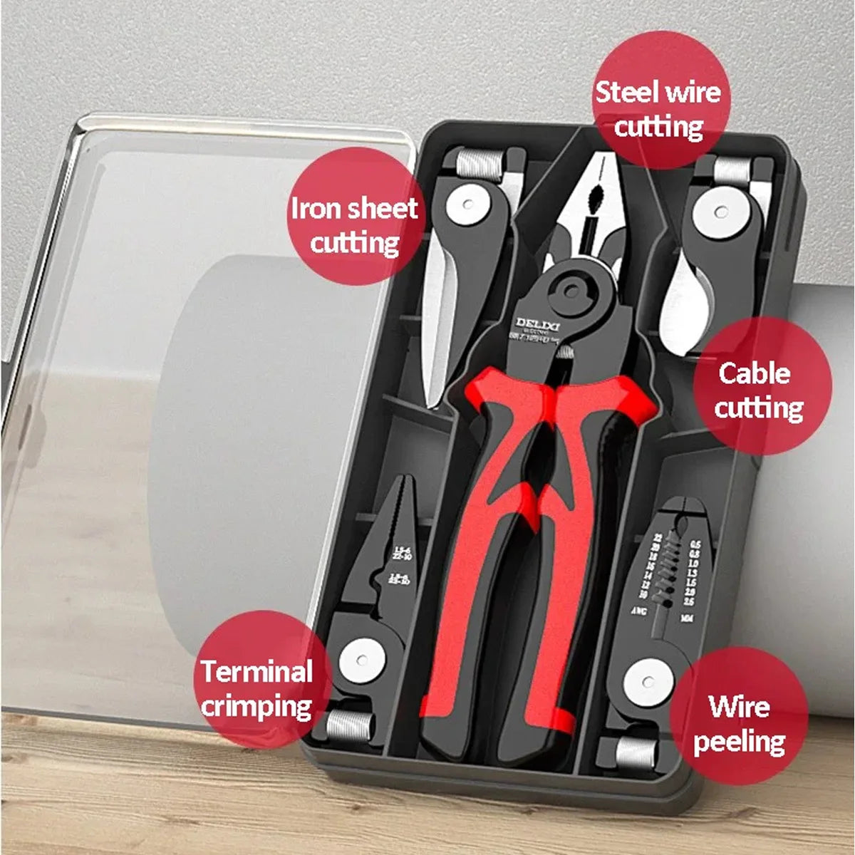 Survival Now™ Multifunctional Replaceable Electrician Pliers