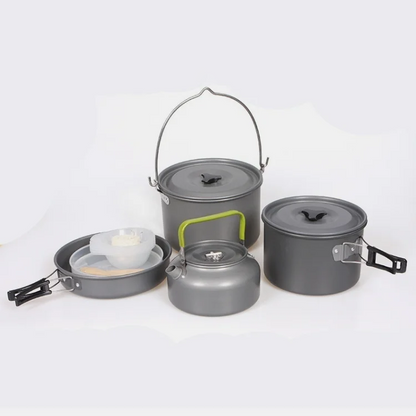Camping Cookware Set: Portable Cooking Solution for 1-7 Persons