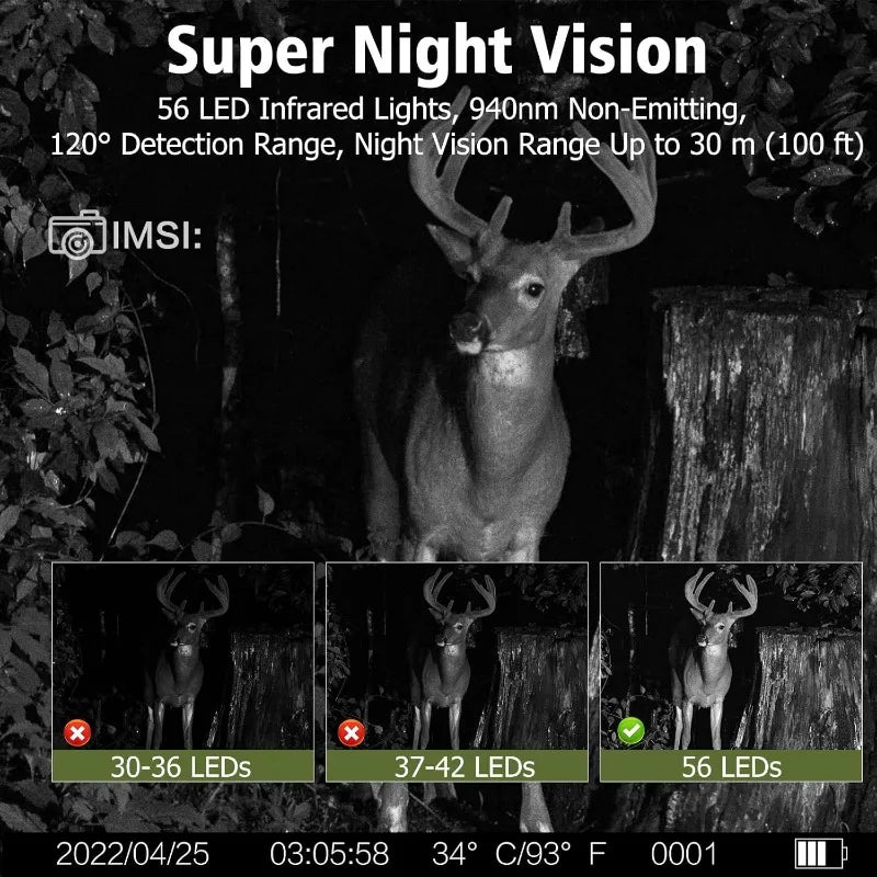 Survival Now™ Solar Wildlife Trail Camera