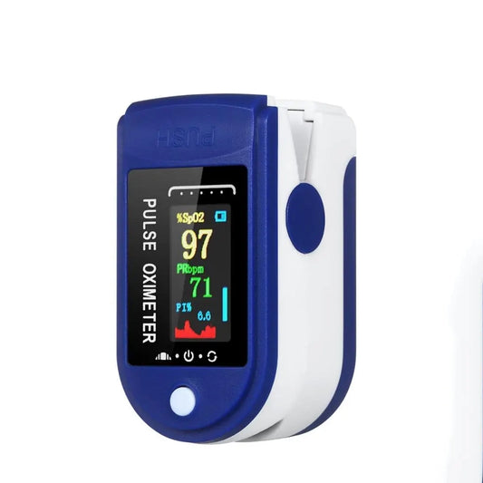Medical Finger Pulse Oximeter & Infrared Thermometer Set