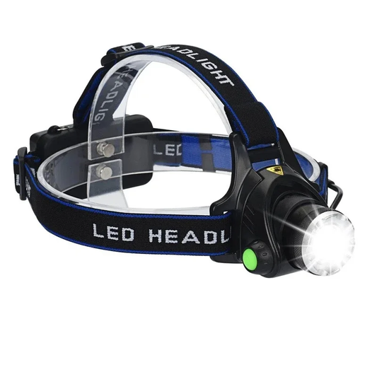 USB Rechargeable LED Headlamp, Waterproof
