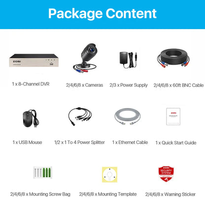 Survival Now™ 1080P CCTV System