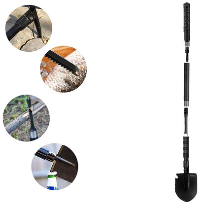 Foldable Tactical Shovel, Multifunctional Survival Tool