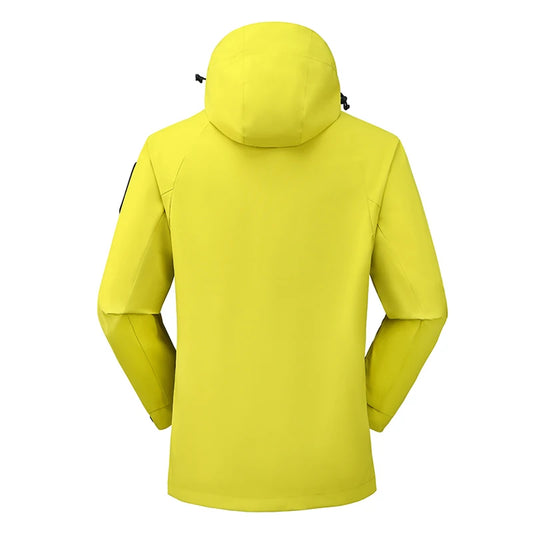 Unisex Waterproof Outdoor Jacket - Lightweight, Durable, Weatherproof