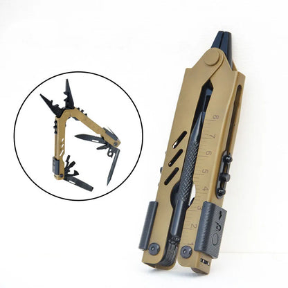 Survival Now™ Portable Folding Multi-Function EDC Pliers