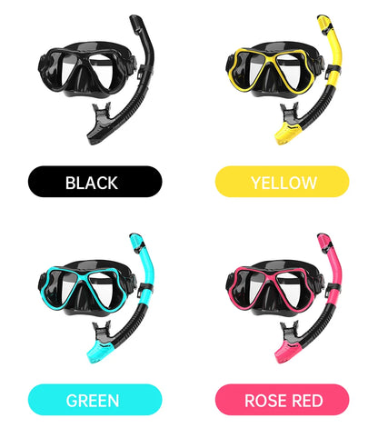 Survival Now™ Dry Snorkel Mask Set