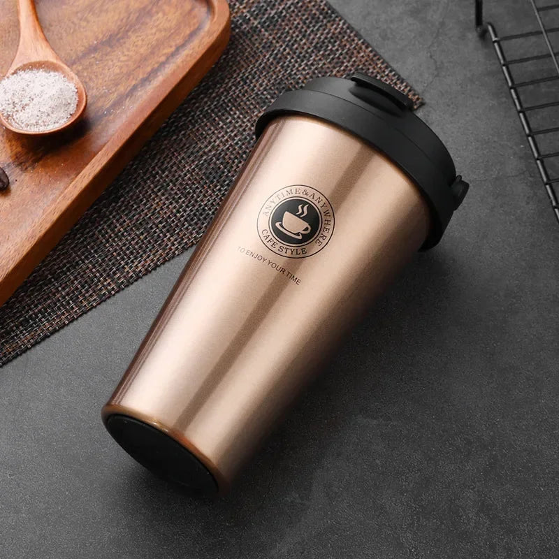 500mL Insulated Travel Coffee Cup – Keep Your Drinks Hot or Cold for Hours