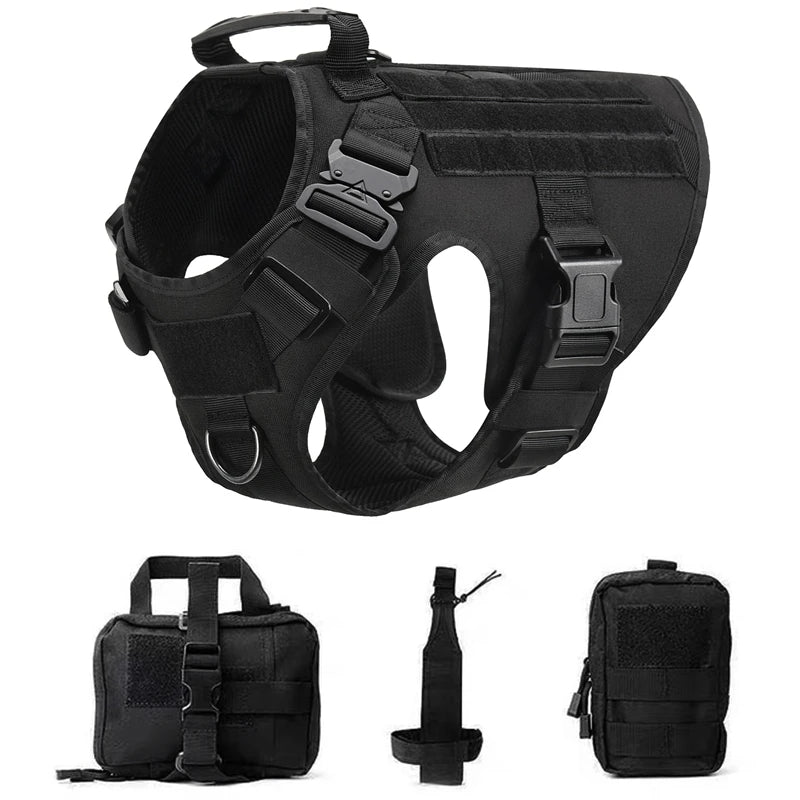 Survival Now™ K9 Tactical Military Vest & Leash Set