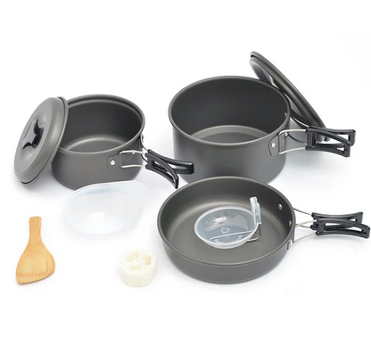 Camping Cookware Set: Portable Cooking Solution for 1-7 Persons