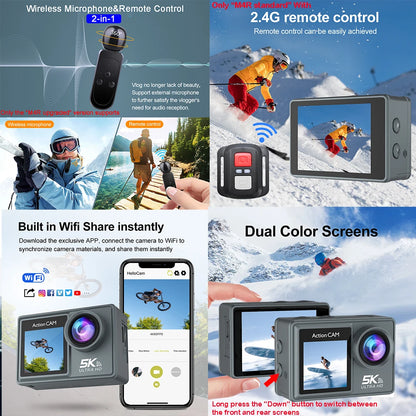 Survival Now™ 5K 4K60FPS Action Camera