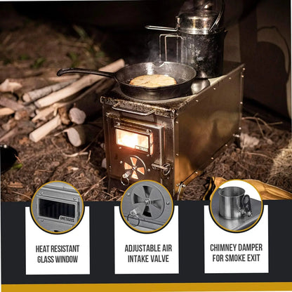 Survival Now™ Portable Tent Stove