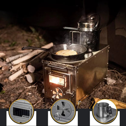 Portable Tent Stove – Your Ultimate Wood-Burning Solution for Winter Adventures