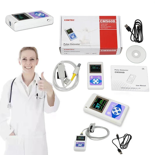 Advanced Fingertip Pulse Oximeter with Alarm