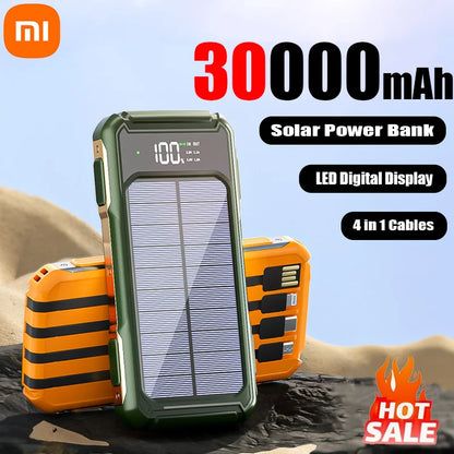 Survival Now™ 30,000mAh Large-Capacity Solar Power Bank