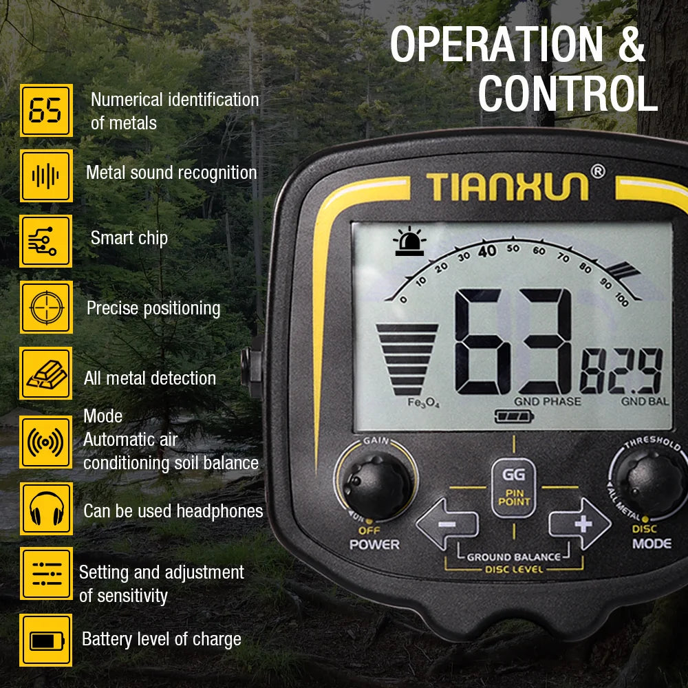 Survival Now™ TX-850 Professional Metal Detector