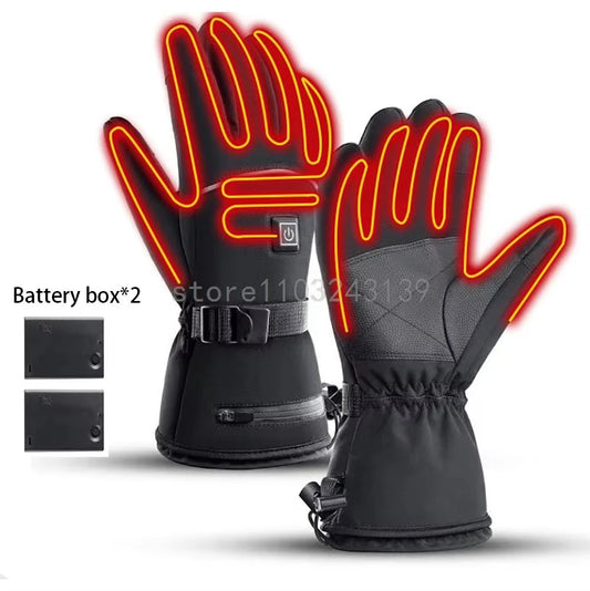 Heated Gloves – Electric Thermal Waterproof Gloves for Outdoor Winter Adventures