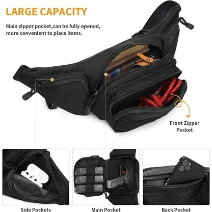 Survival Now™ Tactical Waist Pack Nylon Bodypack