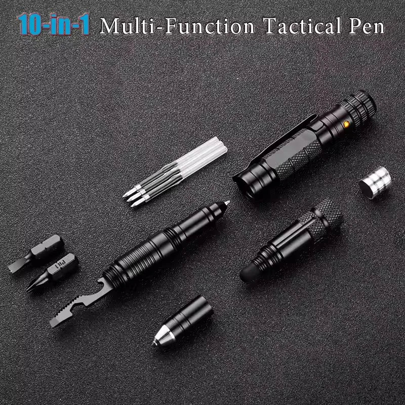 Survival Now™ 10-in-1 Self-Defense Tactical Pen