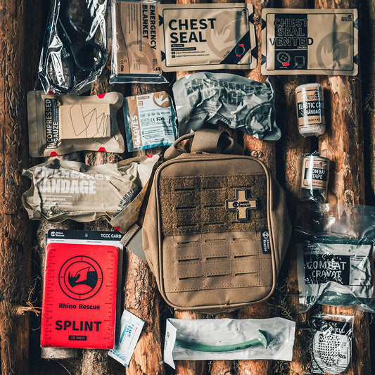 IFAK Trauma First Aid Kit – Medical Pouch with Emergency Supplies