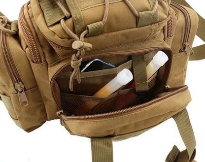 Waterproof Tactical Waist Bag – Rugged, Multi-Functional, MOLLE-Compatible Combat Bag