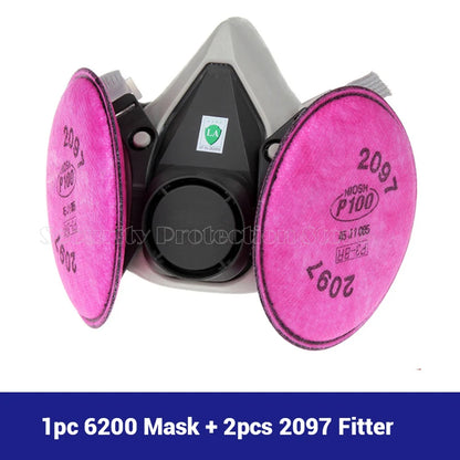 Survival Now™ 6200 Gas-Proof Half Face Mask