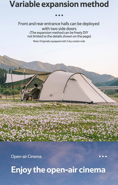 Survival Now™ 4-6 Persons Tunnel Tent