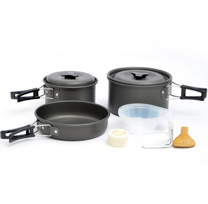 Camping Cookware Set: Portable Cooking Solution for 1-7 Persons