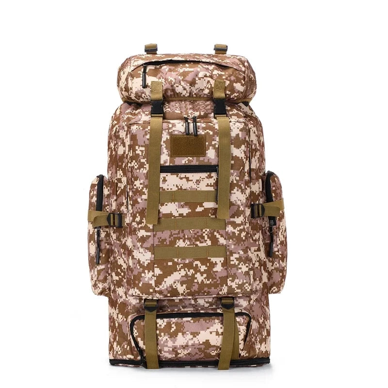 80L/100L Mountaineering Tactical Backpack – Built for Adventure, Designed for Extreme Performance
