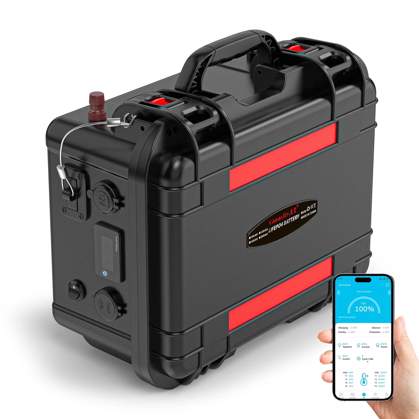 Survival Now's™ 12V Rechargeable Lithium Battery Pack