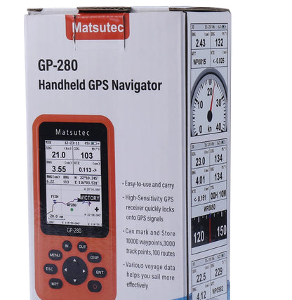Survival Now™ GP-280 Handheld GPS Navigator/Marine GPS Locator