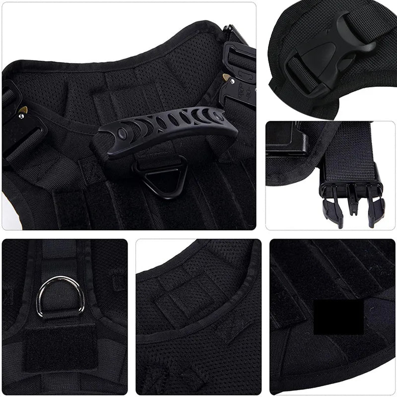 Survival Now™ K9 Tactical Military Vest & Leash Set