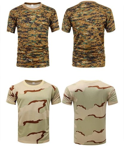 Survival Now™ Camouflage Tactical Shirt - Short Sleeve