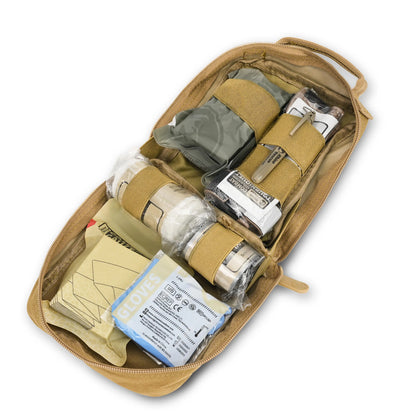 Tactical First Aid Kit IFAK Pouch 004M – Compatible (Khaki)